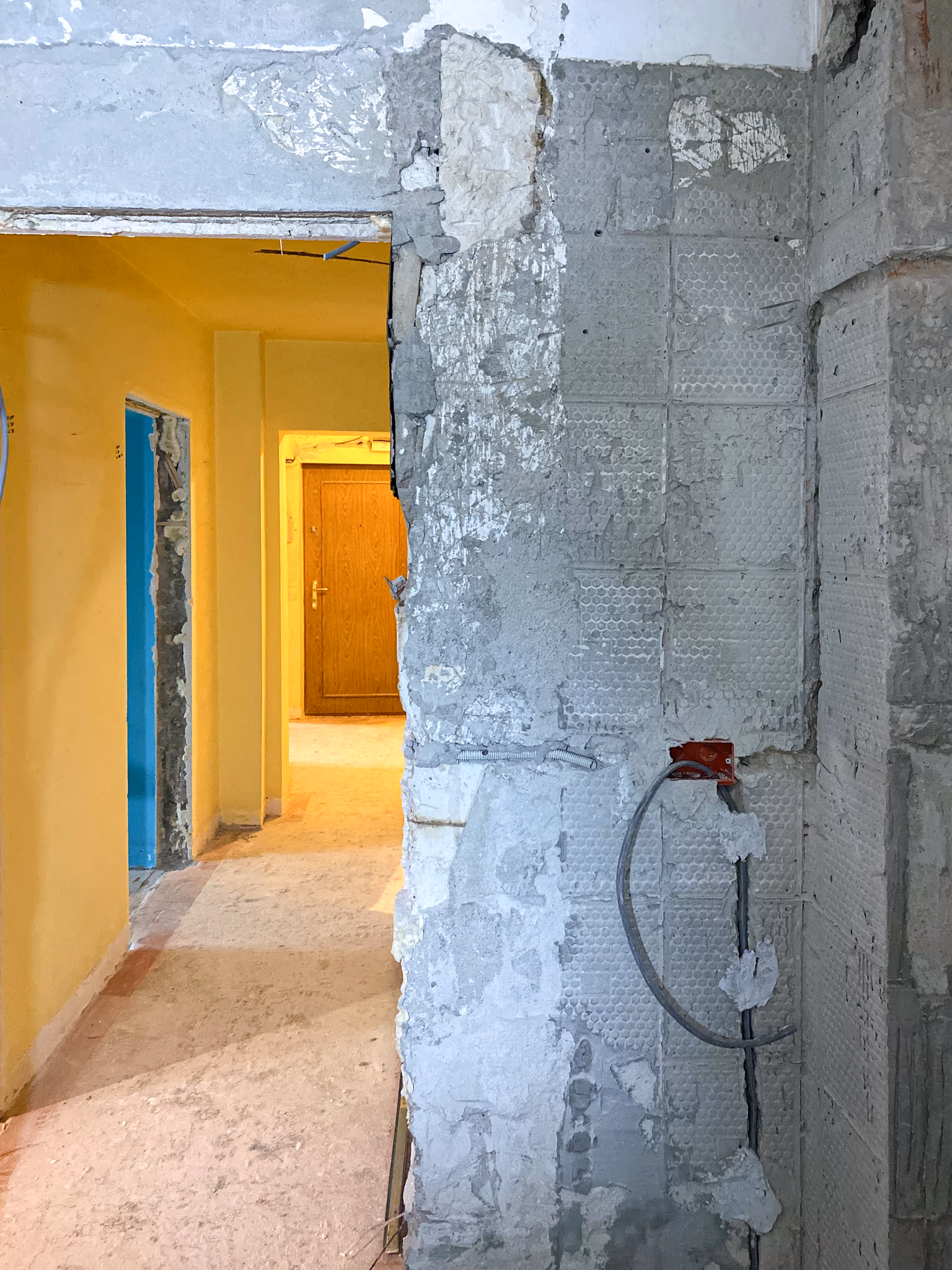 Zugrav Iași — Renovare apartament (Iași — Păcurari) — În timpul renovării 2